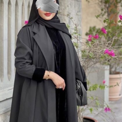 Ensemble blazer fond de robe + foulard