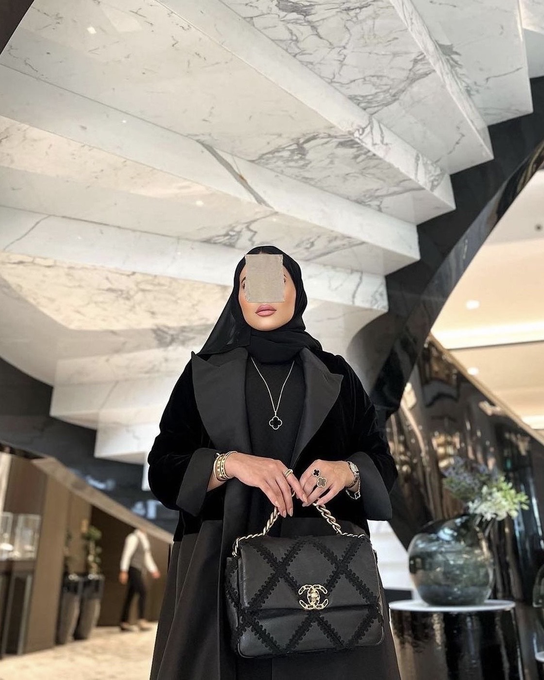 Ensemble blazer en daim + fond de robe + foulard